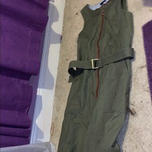 Sleeveless green dress Tommy Hilfiger